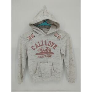 Reflex Kids Cali Love Hoodie Sweatshirt California Republic Bear size 6